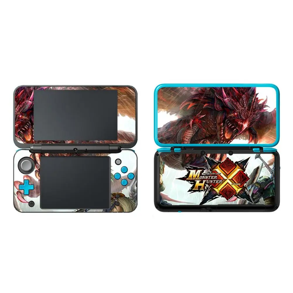 Монстр наклейка охотника кожи Стикеры чехол для нового 2DS LL XL Nintendo 2dsll из винила и