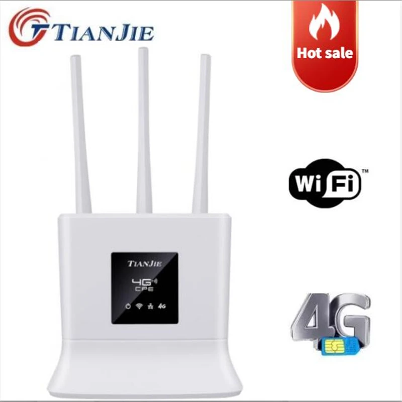 CAT4 4G SIM-карта роутер 2 LTE FDD Беспроводной Wi-Fi антенны с высоким коэффициентом