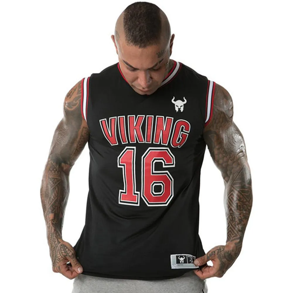 

Men Gyms Fitness Sleeveless Shirt Bodybuilding Tank Tops Male New Stringer Singlet Summer Casual Fashion Printed Undershirt Vest