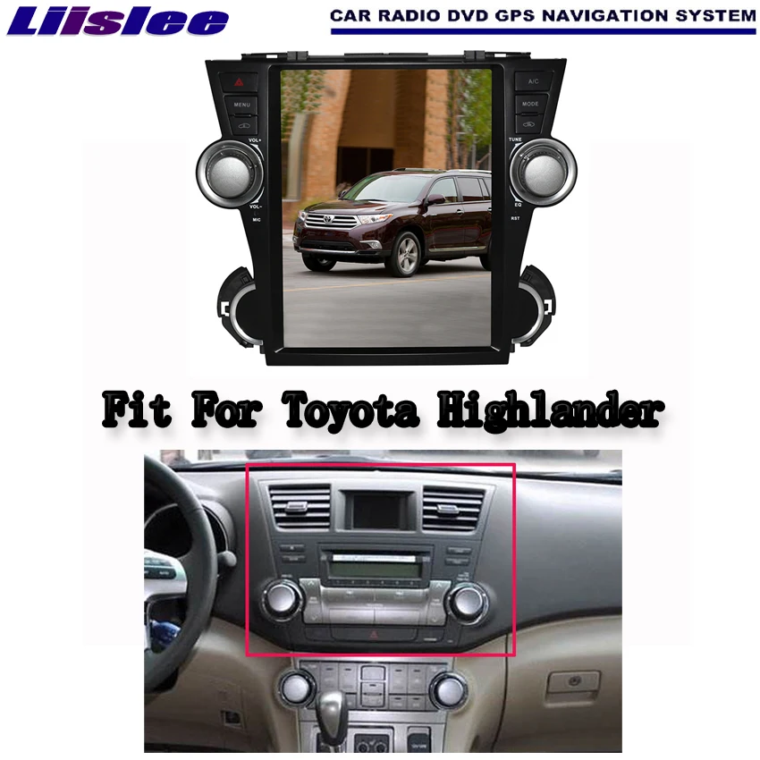 Android 2G RAM для Toyota Highlander 2008 ~ 2013 автомобильный Радио Аудио Видео Мультимедиа DVD плеер