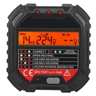 HT107 тестер УЗО Розетки тестер с Напряжение Дисплей 90-250V прибор для проверки патронов автоматической электрической цепи полярности Напряжение детектор