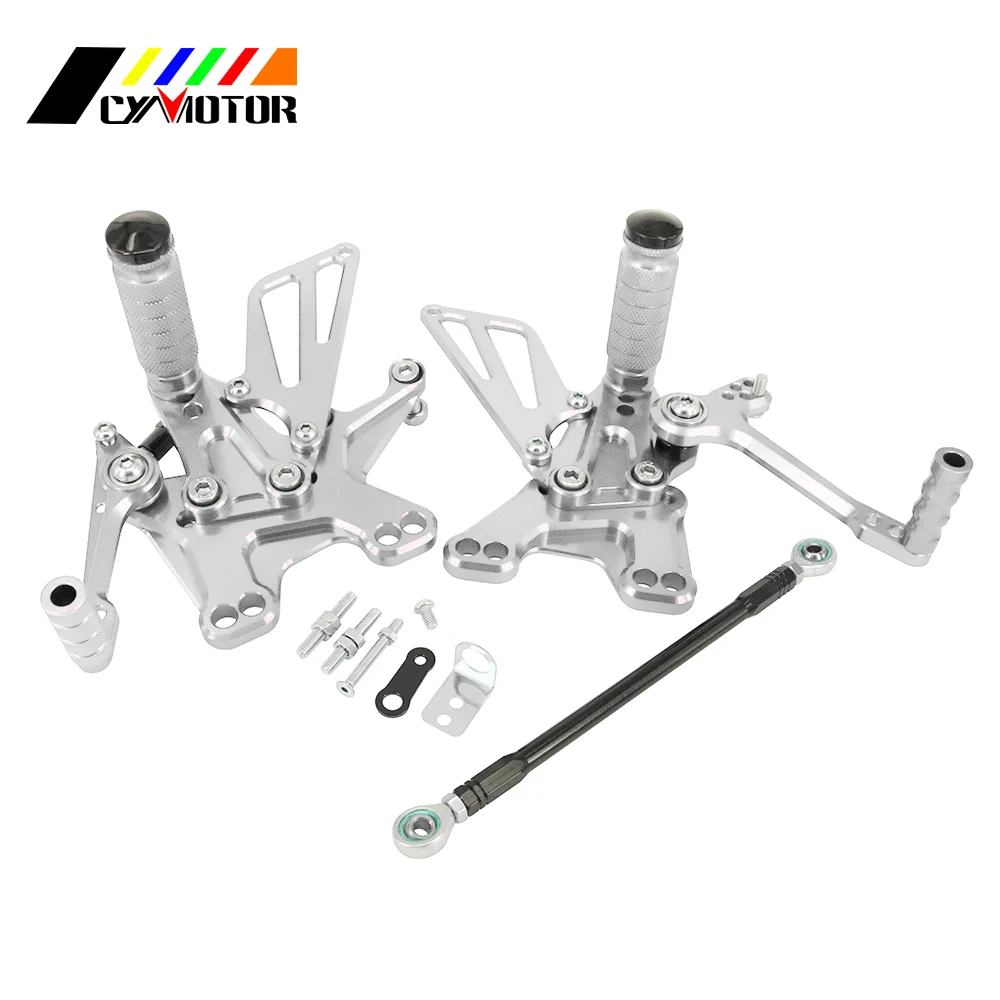 Мотоцикл с ЧПУ Регулируемые подножки подножек для KAWASAKI ZX10R ZX 10R 2011 2012 2013 2014 2015 11 12 13