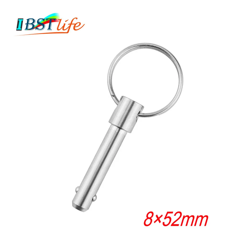 8mm Stainless Steel 316 Marine Grade Double Ball Quick Release Pin for Boat Bimini Top Deck Hinge Marine Boat