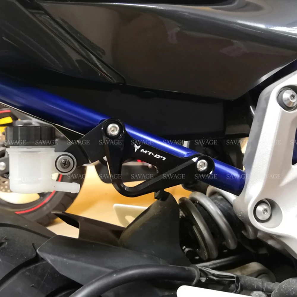 Задняя подставка для ног для YAMAHA MT-07 MT07 FZ-07 FZ07- 19 18 мотоциклетный гоночный крюк с ЧПУ для ног левый и правый
