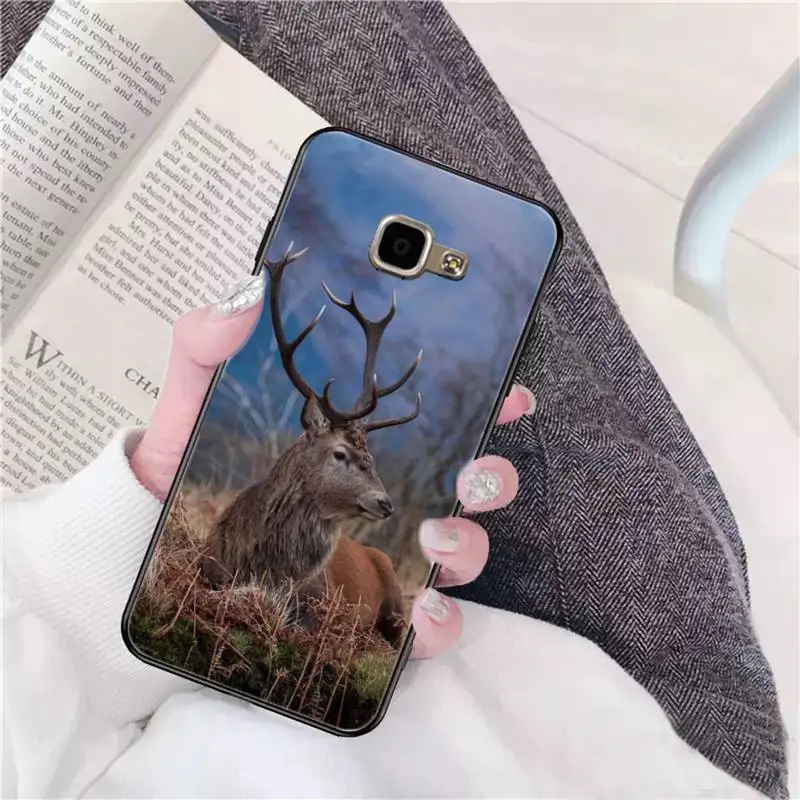 FHNBLJ чехол для телефона с оленем лося Samsung A30s 51 5 71 70 40 10 20 s 31 A7 A8 2018 | Мобильные