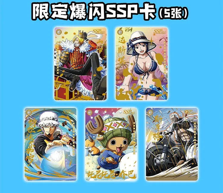 Juego de cartas de animaci&oacute;n de One Piece, tarjeta de colecci&oacute;n de personajes perif&eacute;ricos, juguete de almacenamiento de tarjetas de chico-3