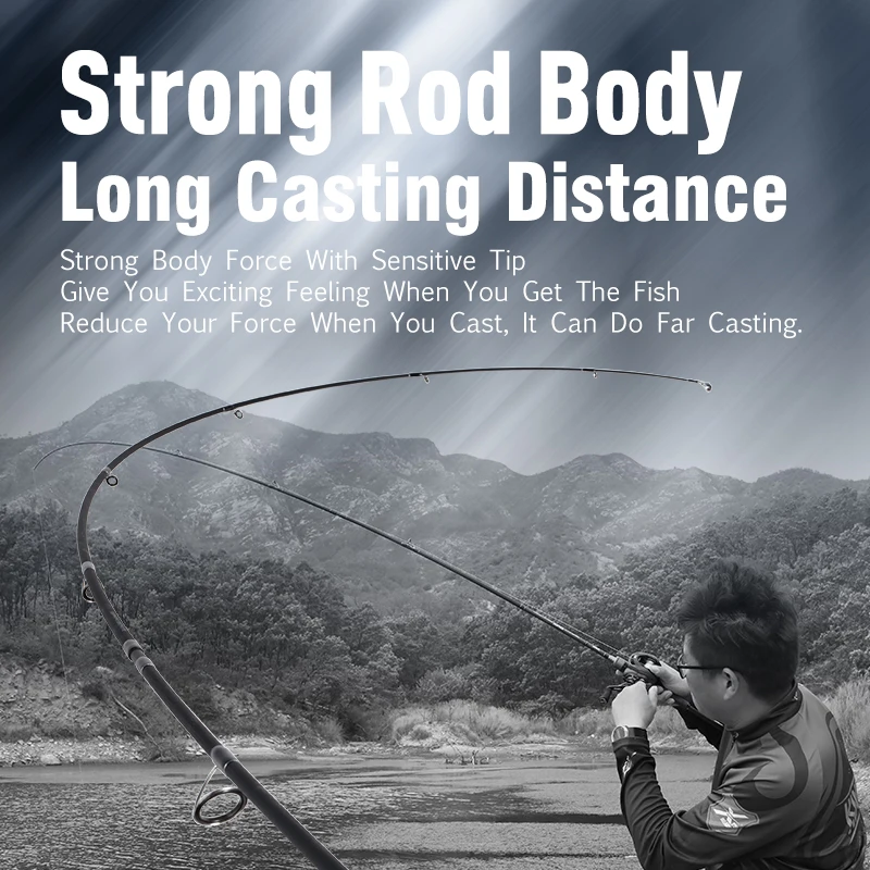 Рыболовное спиннинговое удилище Kingdom Kingpro 2 секции 1 8/2 1/2 4 м