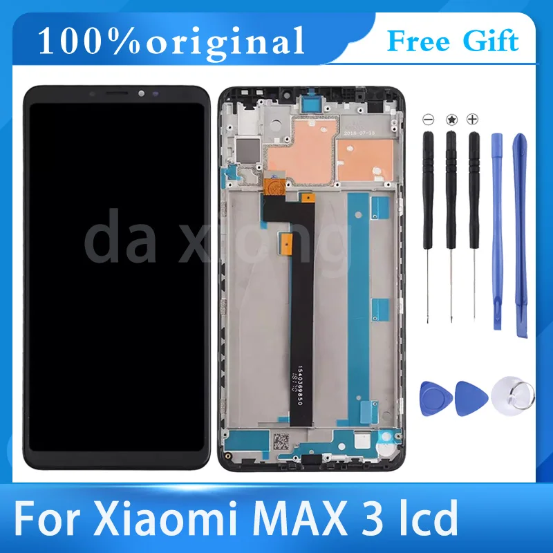 Оригинальный ЖК-дисплей 6 9 дюйма для Xiaomi Mi Max 3 с сенсорным экраном и дигитайзером