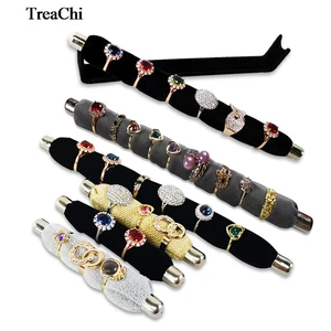 Подставка для хранения ювелирных изделий, бархатная, для колец