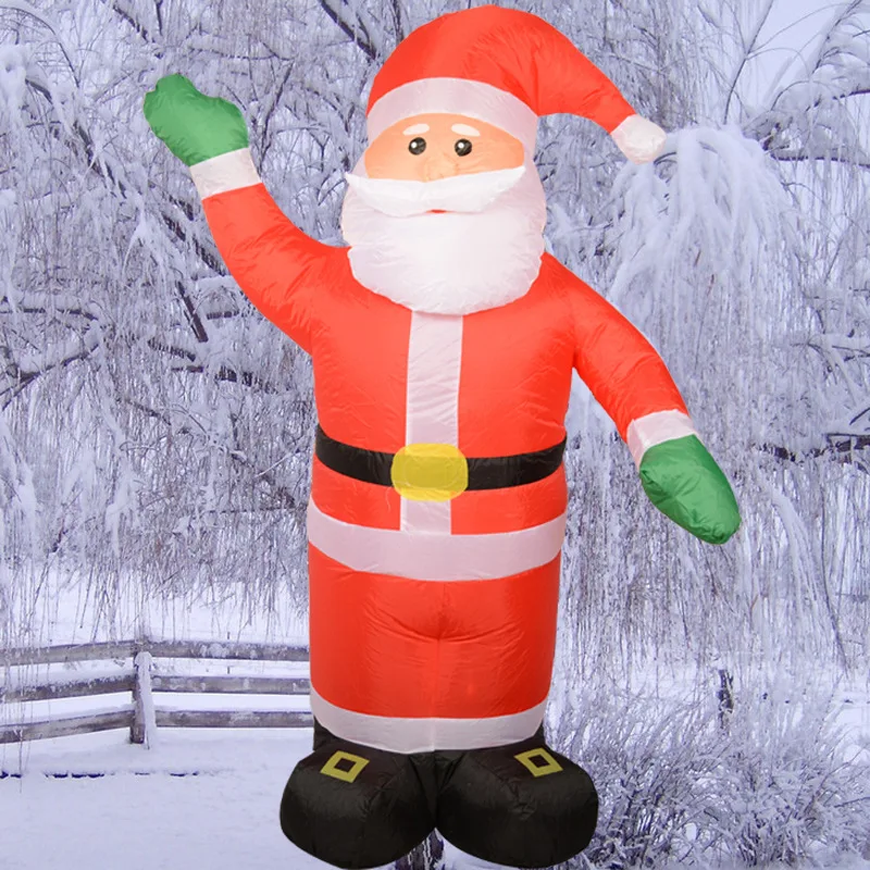 

120/180/240/300CM Inflatable Santa Claus Night Light Figure Outdoor Garden Toys Christmas Party Decorations Xmas New Year 2019