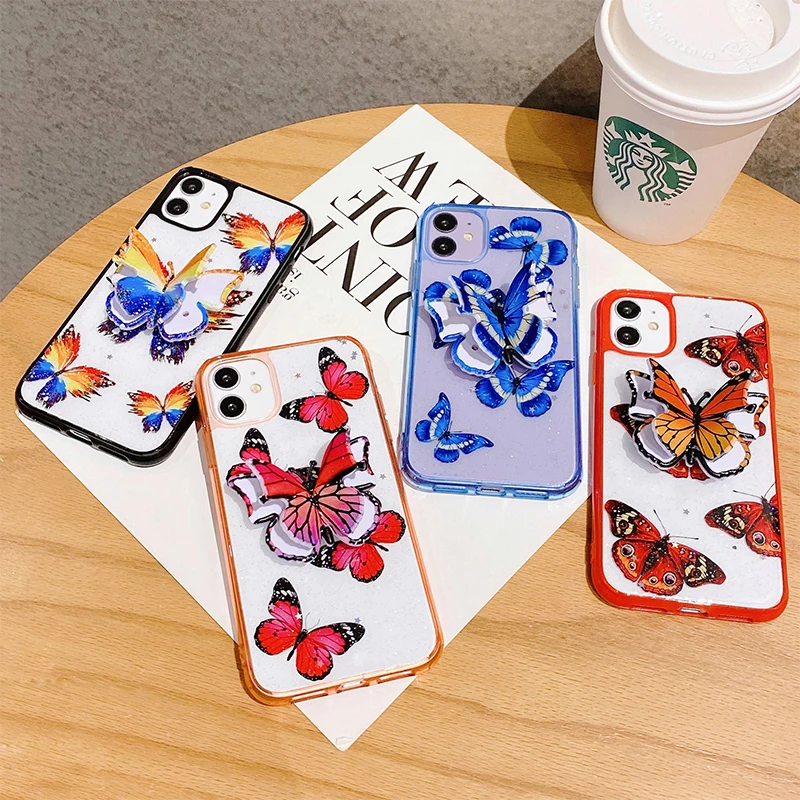 Модный мультяшный чехол с вращающимися стентами для iPhone11 Pro MAX X XS XR 8 7 Plus защитный