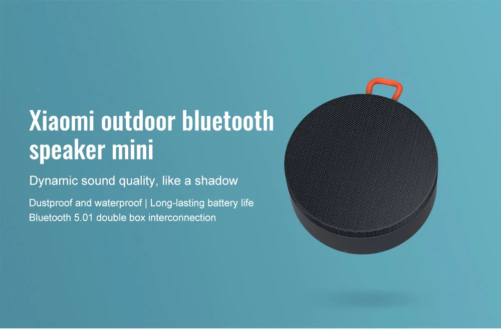 

portable bluetooth 5.0 speaker dustproof waterproof 10 hours battery life outdoor wireless Speaker