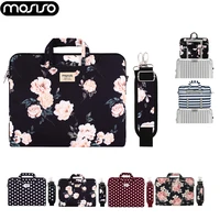 mosiso laptop shoulder bag strap for macbook dell lenovo hp notebook pro air 13 13 3 14 15inch polyester briefcase messenger bag