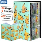 9 карманный альбом Pokemon 432 карточная Книга аниме список покемонов Пикачу игра коллекция подставка с изображением карты папка связывающие детские игрушки подарок