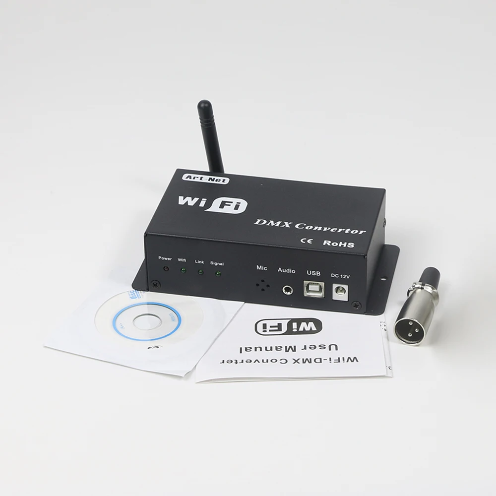 5 шт./лот WF310 DC12V DMX512 WIFI DMX контроллер Конвертор управляемый системой Android IOS с USB +
