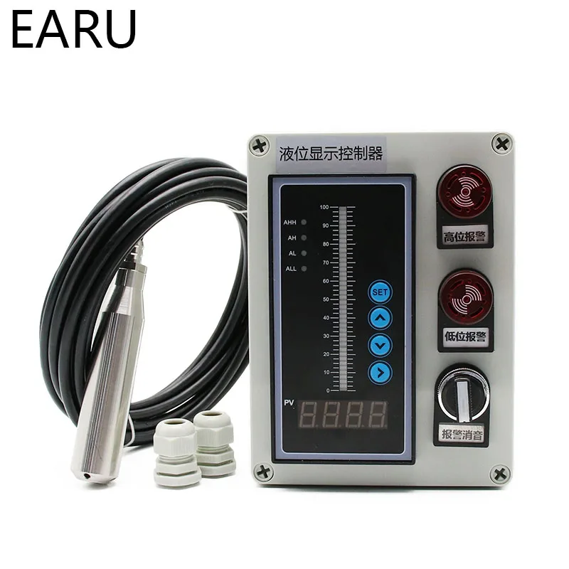 Встраиваемый датчик уровня жидкости выход 4 20 мА передатчик контроллер