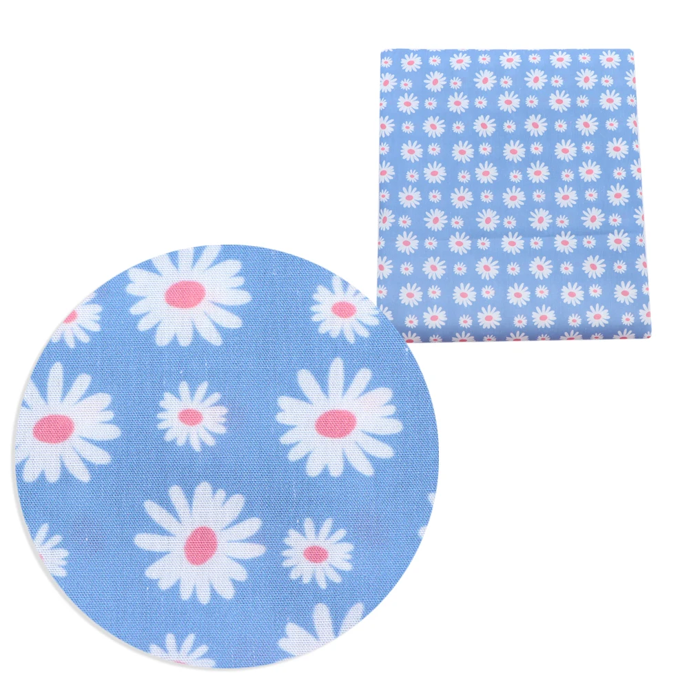 

50*145cm Polyester Cotton Fabric Print Bow-knot Quliting Patchwork for Cloth Making Puppet Garment Tissue Material,1Yc10820