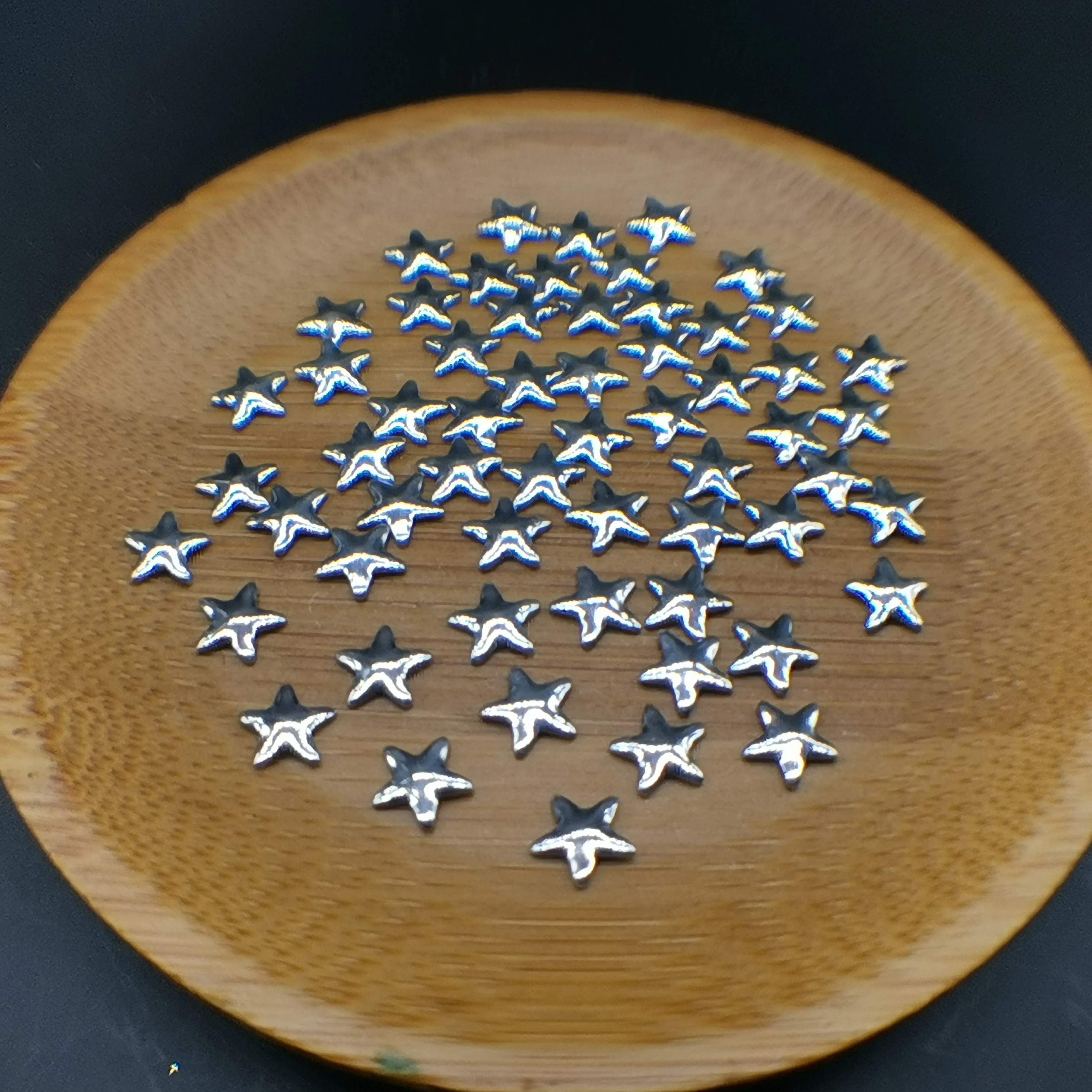 

Серебряные гвоздики со звездами на клеевой головке АА 5 мм, металлические гвоздики с плоским основанием, аксессуары для ногтей, 144 шт./лот, ст...