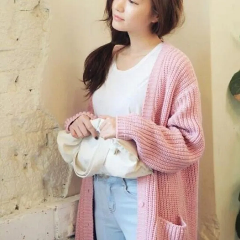 2020 женский кардиган оптовая продажа вязанное длинное зимнее пальто свитер