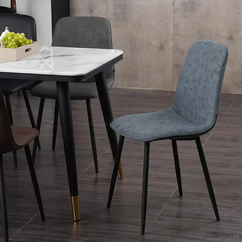 Nordic Restaurant Home Dining Chair Back Desk Net Red Modern Simple Leisure Makeup Light Luxury Negotiation Stool |