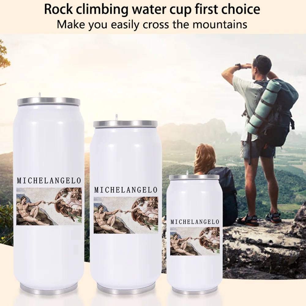 Банки с рисунком термо-колба Термокружка термос кофейная кружка бутылка для воды