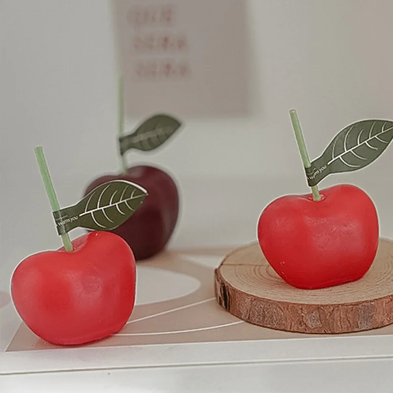 Декоративные Ароматические свечи в виде клубники ароматические из соевого воска