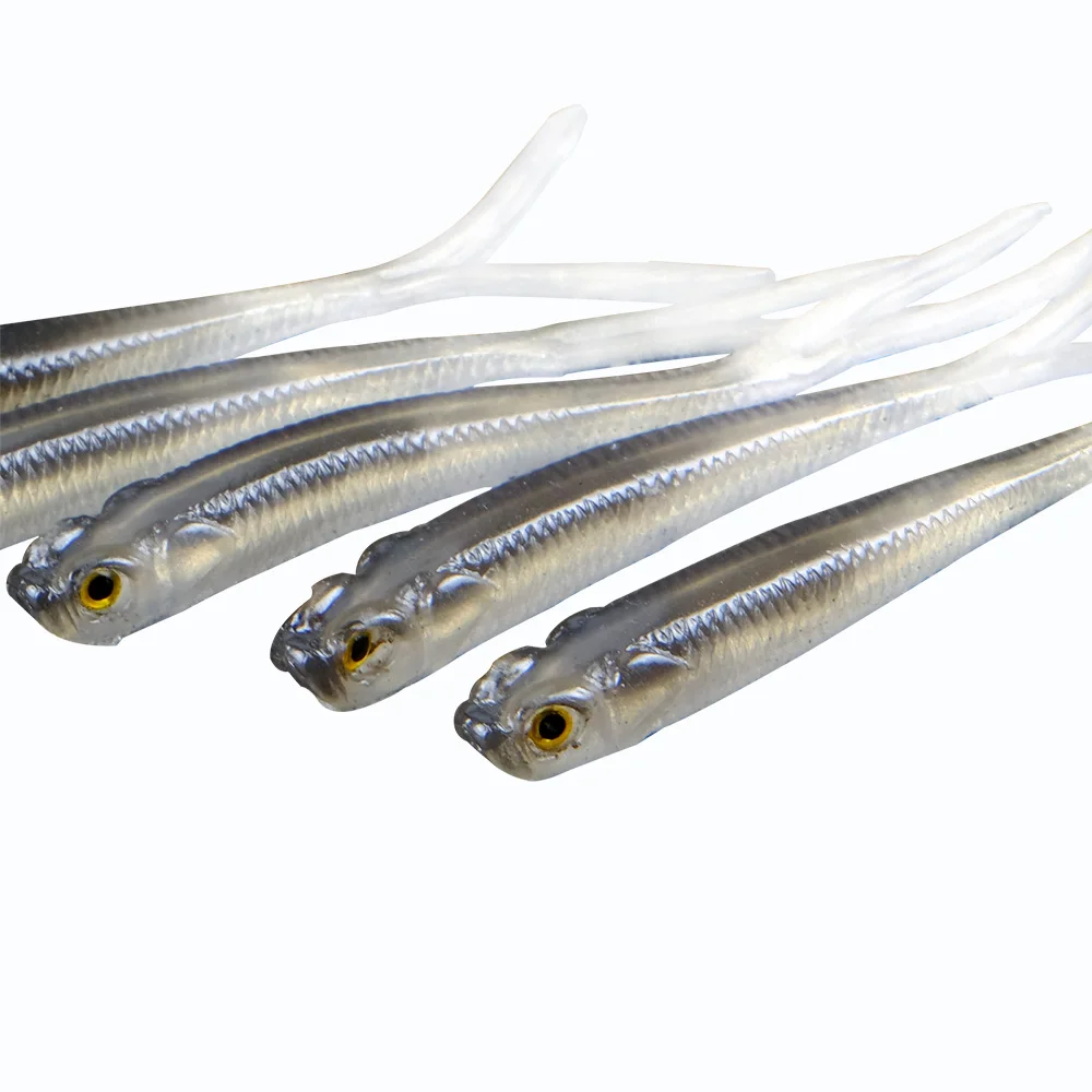 SF Soft Silicone Tiddler Fishing Lures Swim Baits Freshwater Saltwater 10 cm 3g | Спорт и развлечения