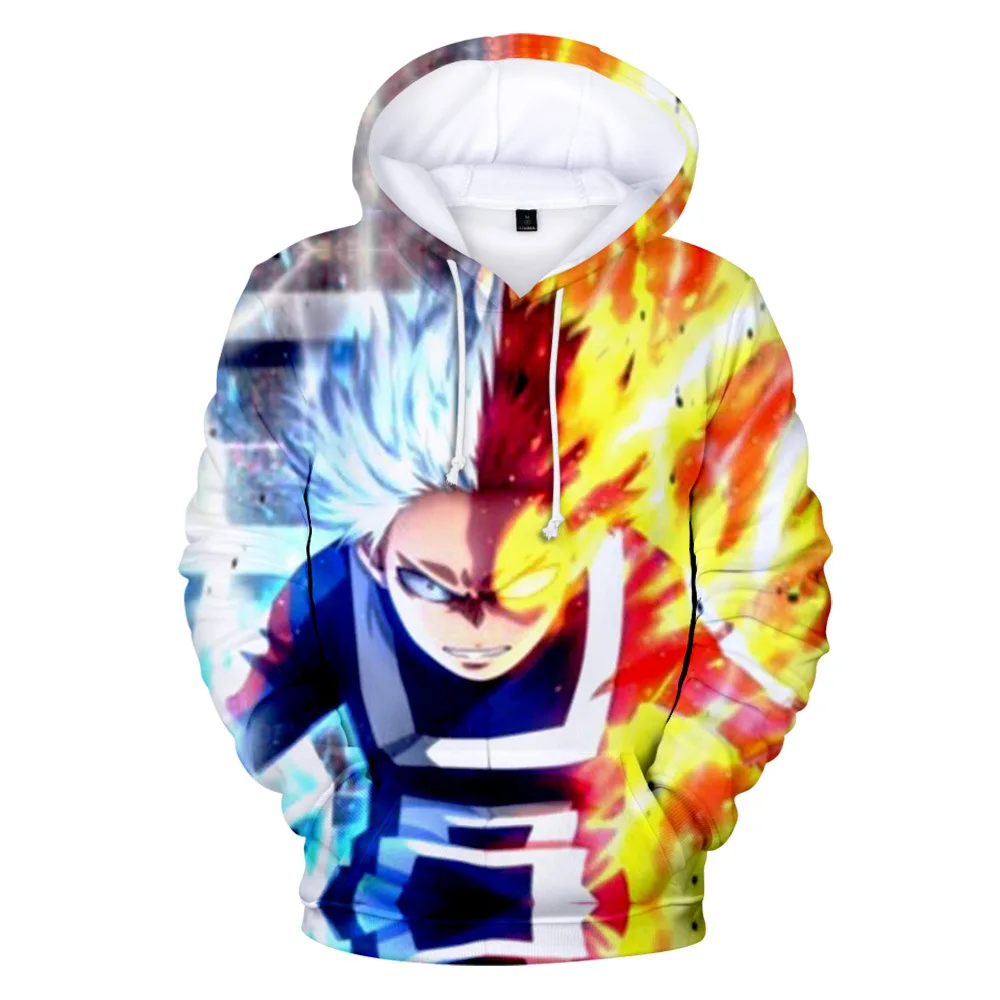 

My Hero Academia Cosplay Todoroki Anime Hoodies Himiko Toga Sweatshirts Boku No Hero Academia Izuku Midoriya Unisex Clothes