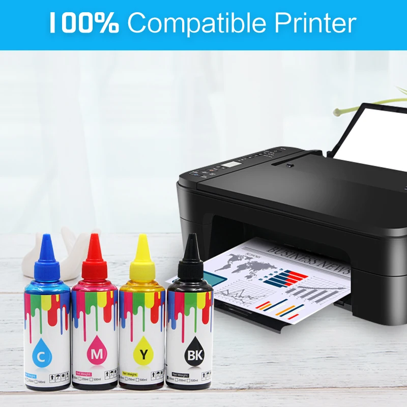 Tinta de Impressora para Impressora Compatível com 100ml Epson 4025 4015 4515 4525 T7011 T7021 T7031 wp 1 Tinta de impressora para impressora epson, compatível