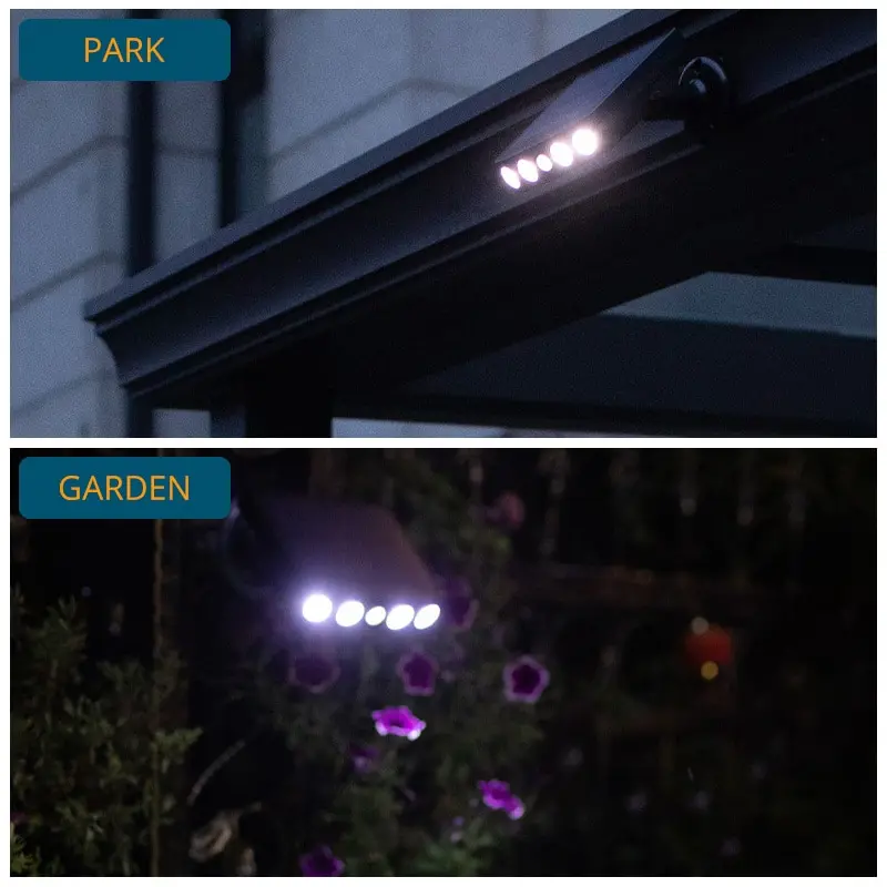 

2Pcs Powerful Solar Light Outdoor Motion Sensor Waterproof Garden LED Solar Lamp Spotlights for Garden Path Led Wall Light