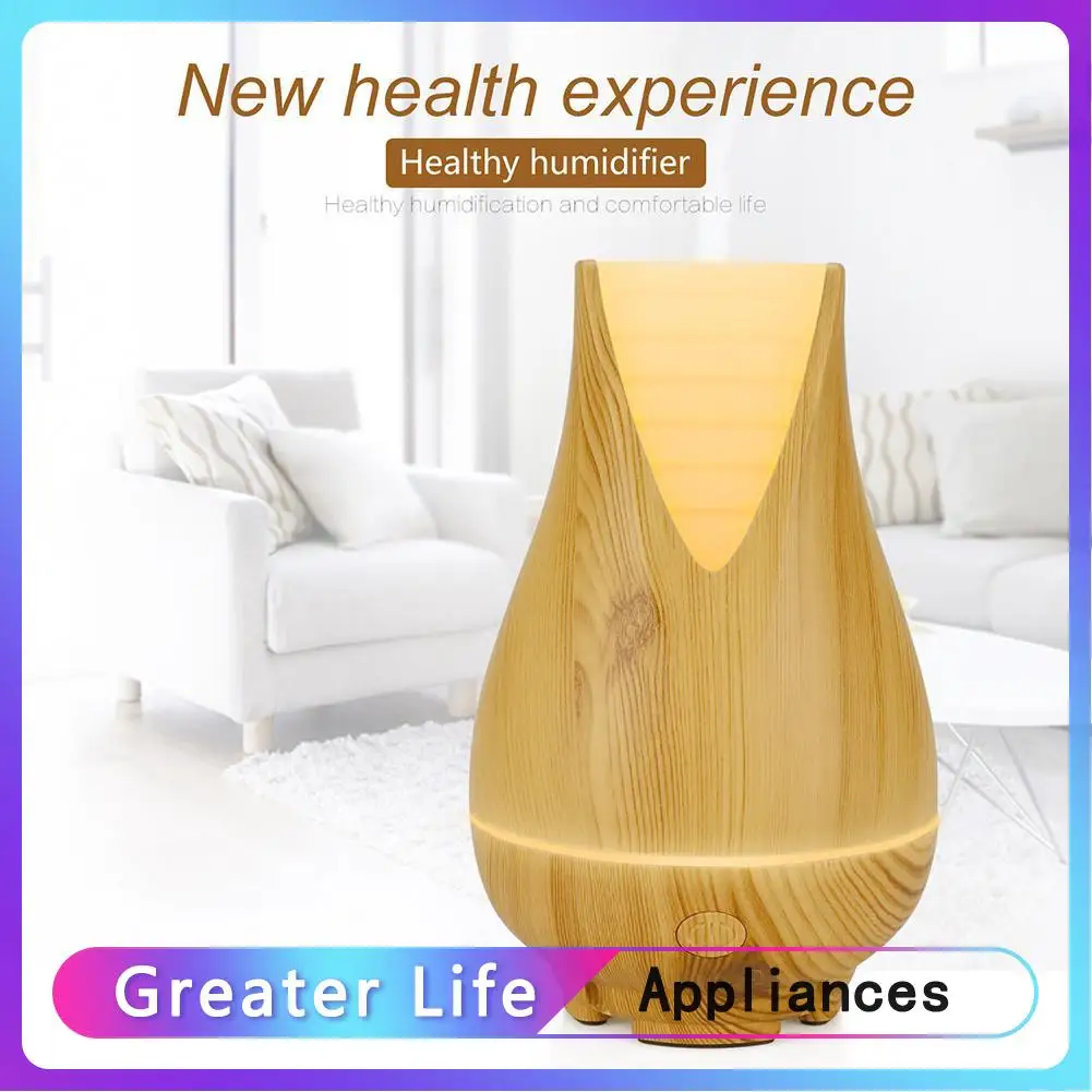 

100ml Warm Light LED Lamp Ultrasonic USB Timing Humidifier Aroma Diffuser