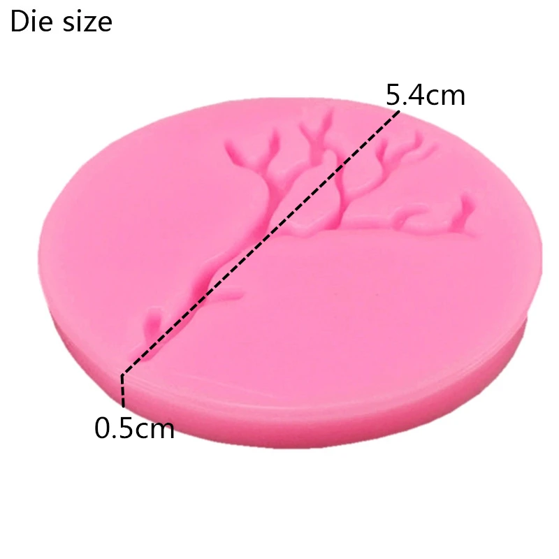 1Pcs Halloween tree branches silicone mold biscuits chocolate candy cake decoration tools | Дом и сад