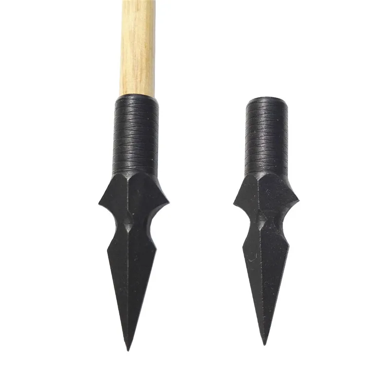 

6/12pcs 215 Grains Archery Arrowhead Broadheads Arrow Point Tips Arrow Head for Outdoor Shooting Hunting Accessories Black