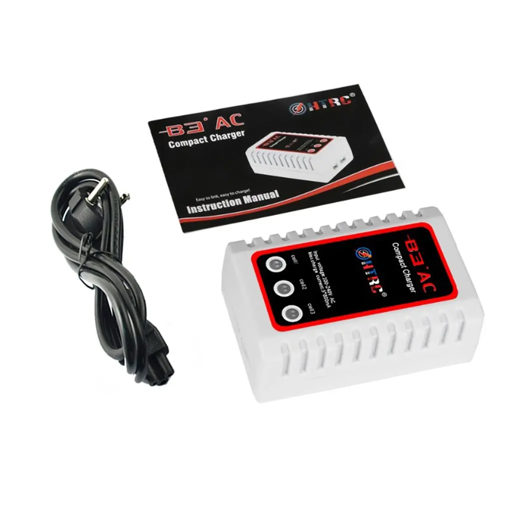

HTRC B3AC 2S-3S балансирующее зарядное устройство LiPo зарядное устройство 7,4-11,1 В Компактное зарядное устройство для радиоуправляемых игрушек эле...