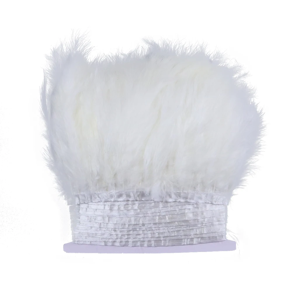 

Fluffy Marabou Feathers Trim 4-6 Inch Turkey Feathers Ribbon Wedding Dress Accessories Clothing Sewing Decoration Plumes Crafts