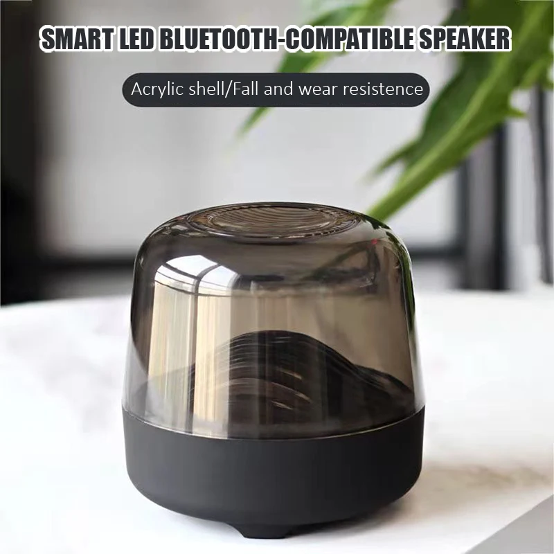 Портативная Bluetooth колонка с подсветкой RGB BT 5 0 стерео объемная музыка