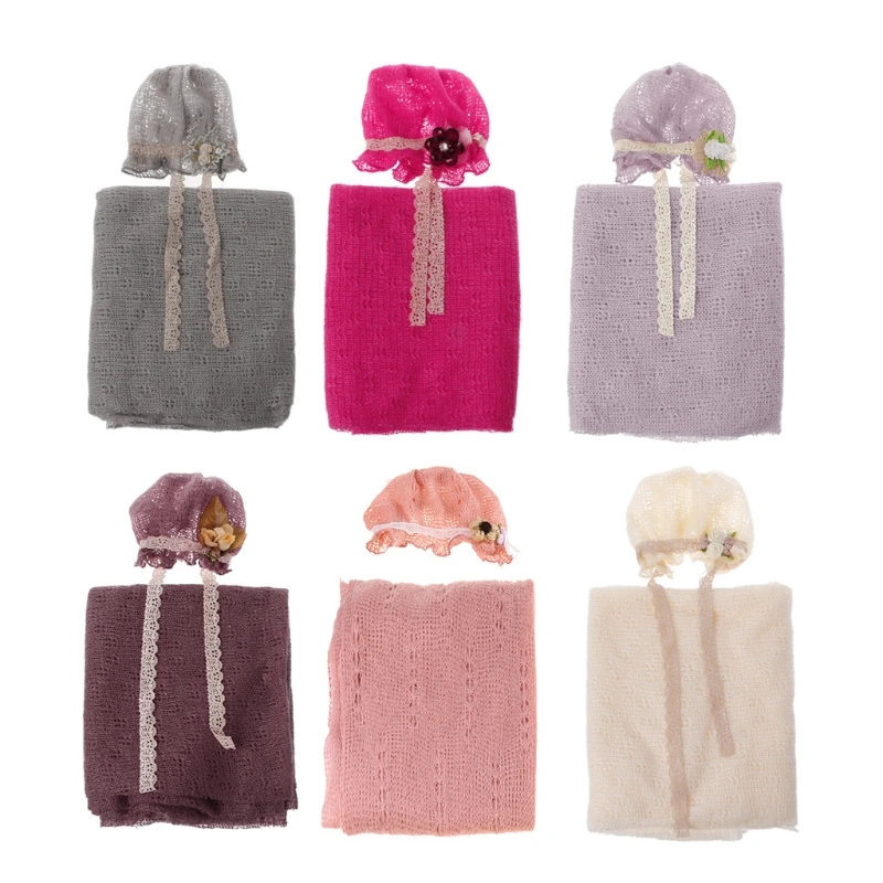 Реквизит для фотосъемки новорожденных Детский вязаный костюм набор эластичных