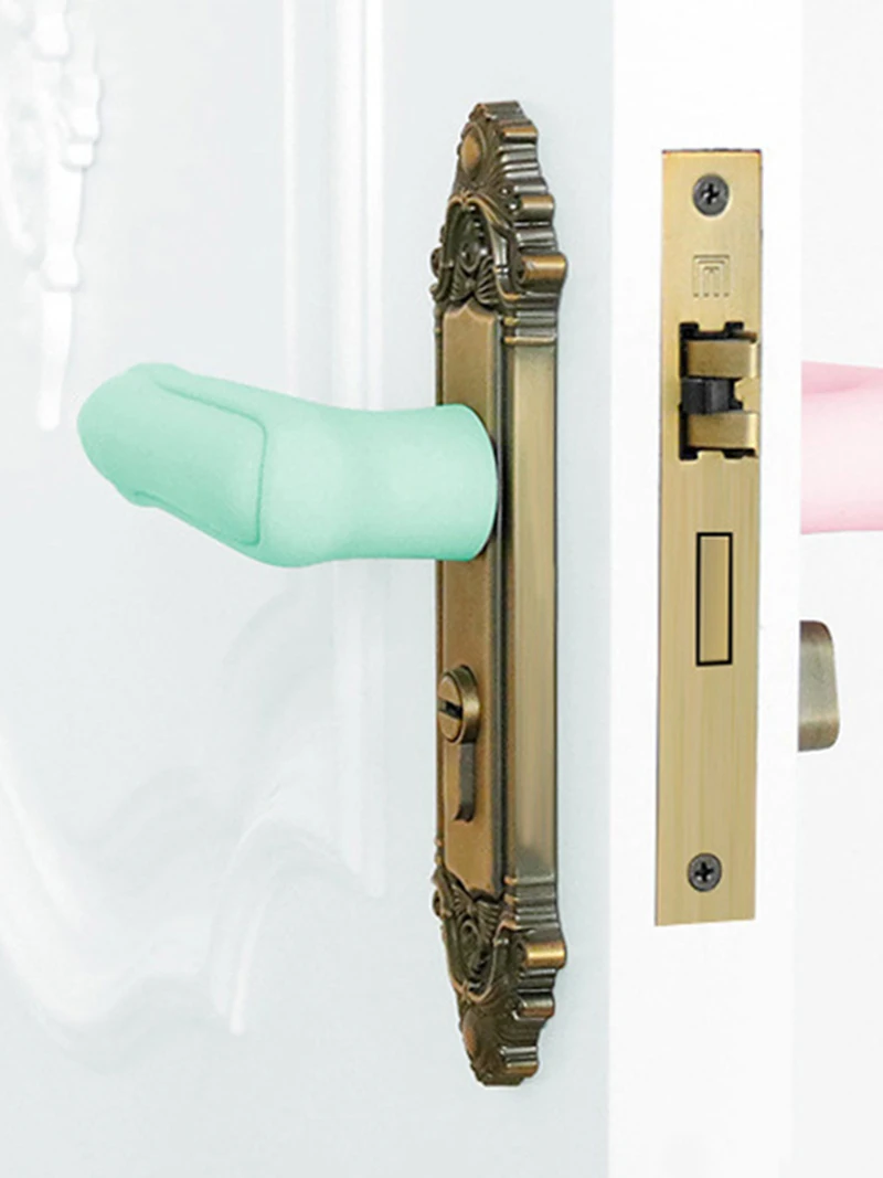 

Silicone Safety Door Handle Protector Door Handle Anti-collision Protector Baby Child Handle Anti-collision