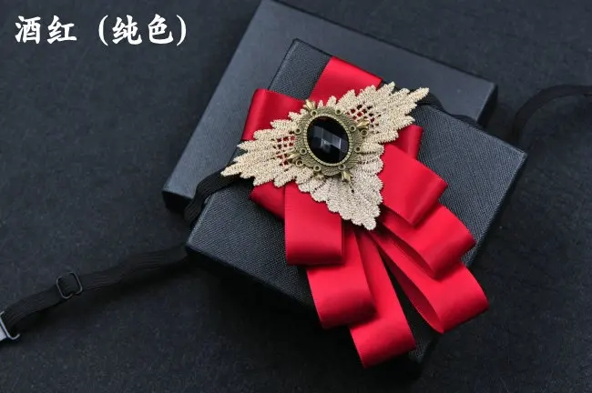 Bow Tie Элегантный мужской и женский деловой Галстук Свадебная вечеринка сплав броши галстук-бабочка Набор Полосатый носовой платок Карманный квадратный ленточка с бантиками - Цвет: Bow Tie
