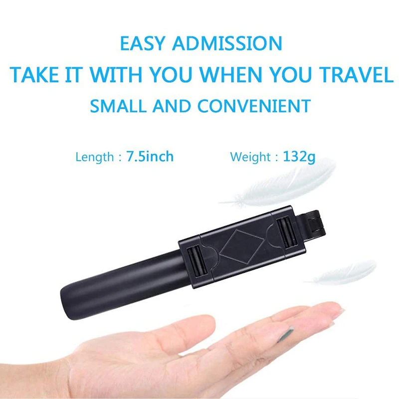 Беспроводная селфи-палка XILETU 3 в 1 складной мини-Трипод расширяемый монопод с