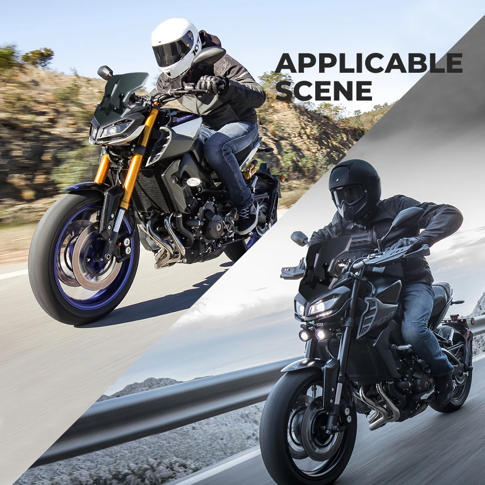 Лобовое стекло для YAMAHA MT09 2018 лобового стекла автомобиля MT-09 2019 Parabrisas FZ-09