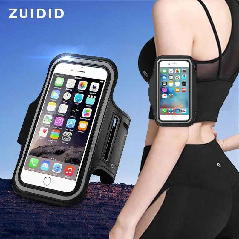 

Universal Outdoor Sports Phone Holder Armband Case Gym Running Phone Bag Arm Band Case For iPhone 11 12 Pro Max Xiaomi 11 Huawei