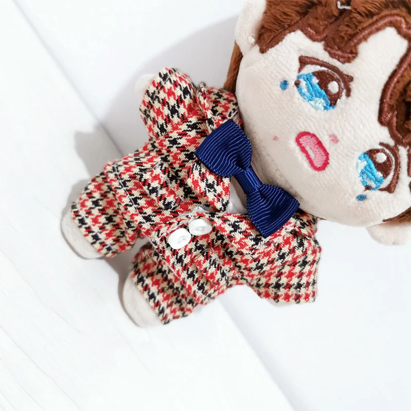 

[MYKPOP]KPOP Doll's Clothes & Accessories: Suit 4pcs Set for 15cm / 20cm doll (without doll) Fans Collection SA20080204