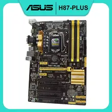 ASUS H87-PLUS LGA 1150 Intel H87 DDR3 1333MHz Memory PCI-E 3.0 32GB VGA HDMI USB3.0 SATA3 Core i7 i5 i3 Cpus Desktop Motherboard