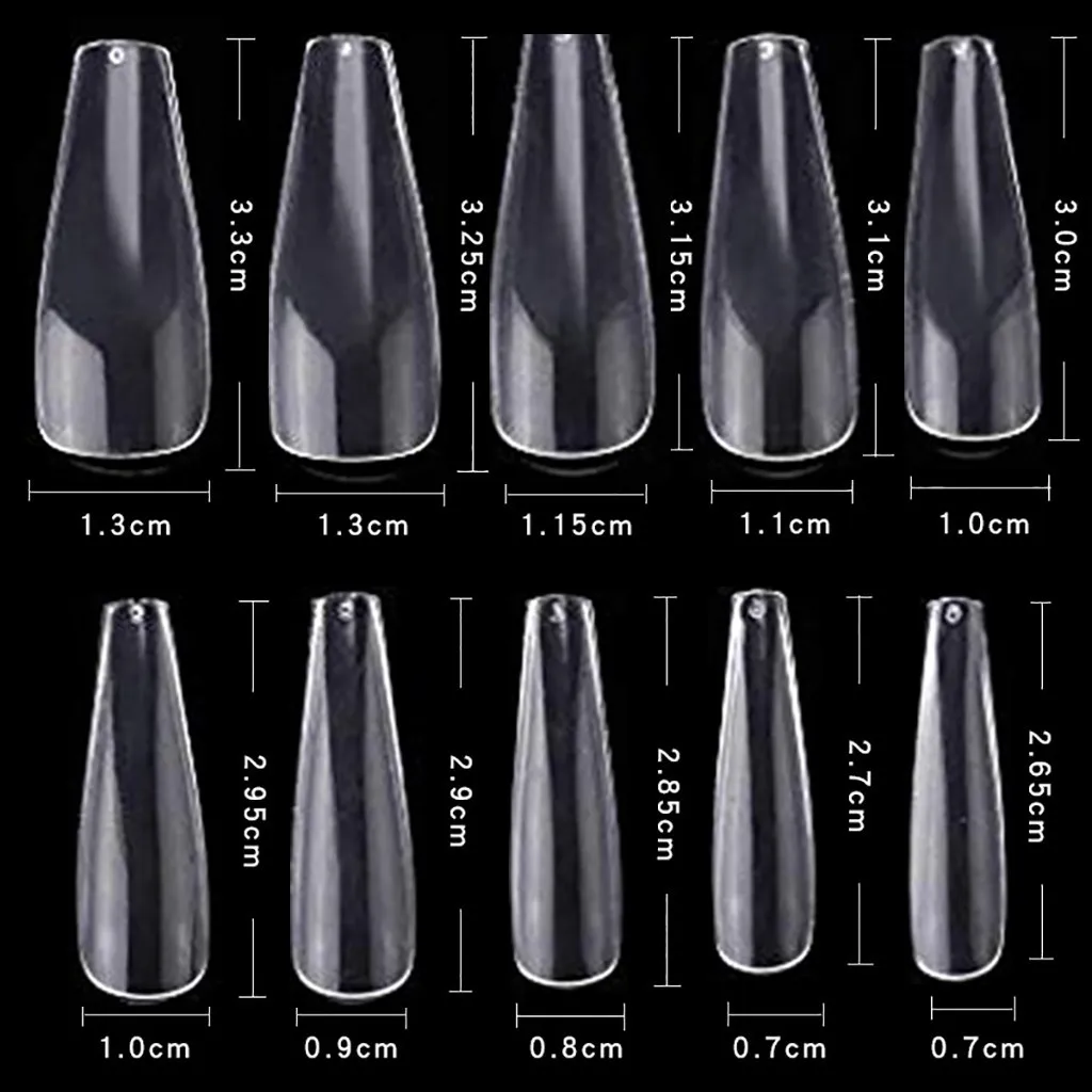 Формочки для наращивания ногтей двойная форма УФ гель полная палка короткая