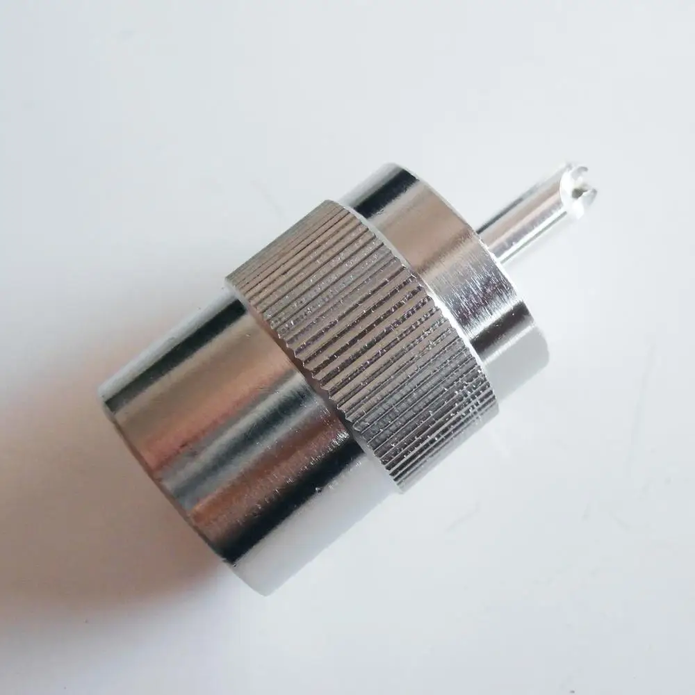 Разъем PL259 SO239 UHF паяльная чашка для RG5 RG6 LMR300 RG304 5D-FB кабель латунный посеребренный