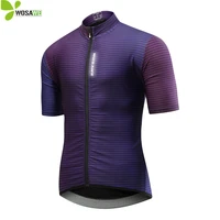 wosawe seamless mens cycling jersey summer mountain bike downhill clothing breathable reflective bicycle short sleeve mtb shirt