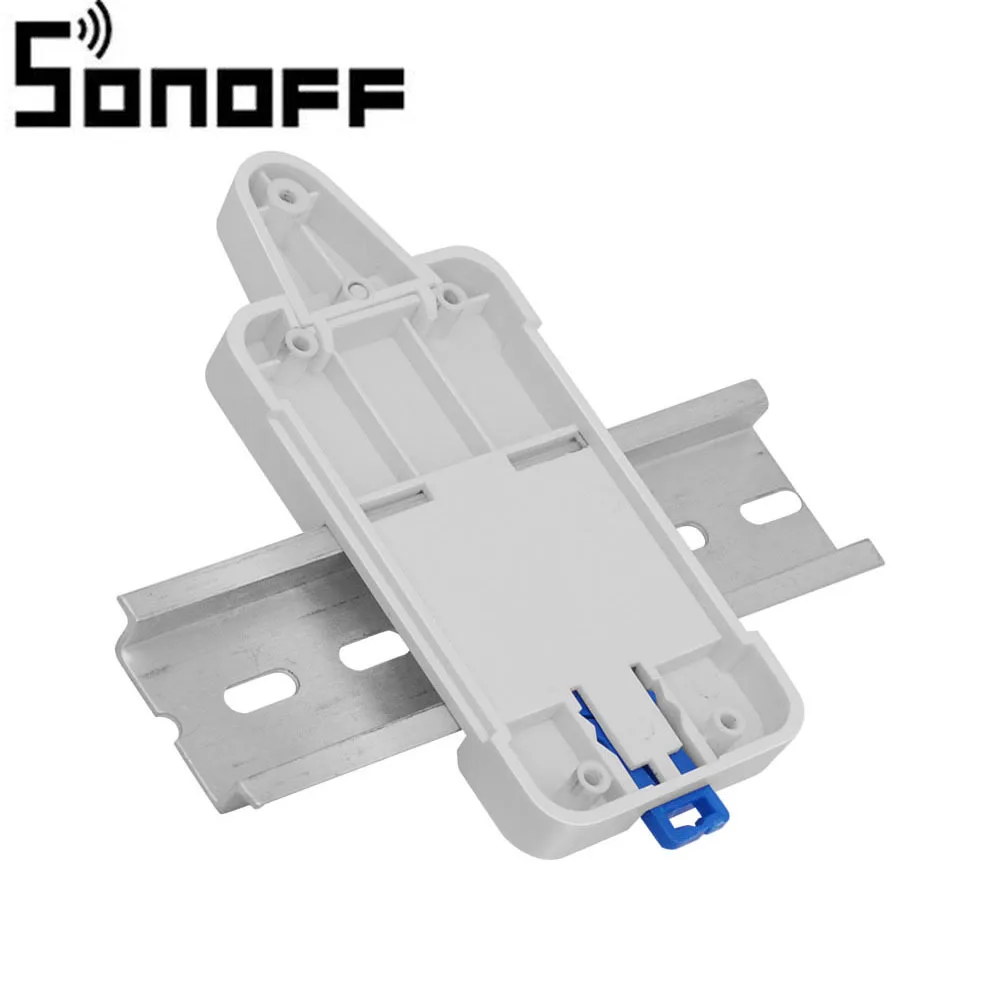 SONOFF dr Din Rail лоток Регулируемый установленный рейку чехол держатель для дистанционного управления Wifi переключатель с SONOFF основной SONOFF RF SONOFF Pow
