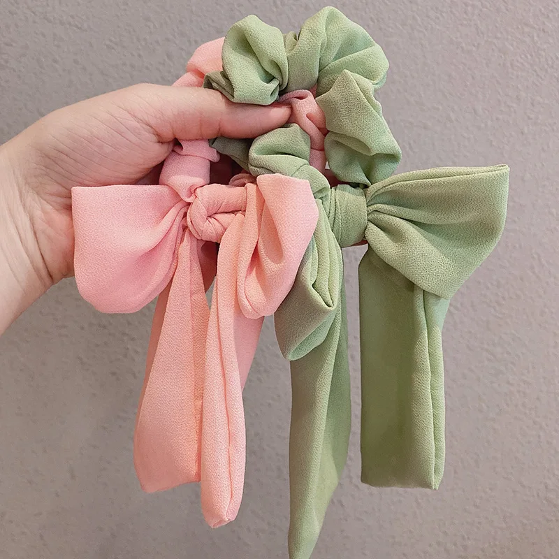 Женская эластичная лента для волос элегантная однотонная повязка на голову с