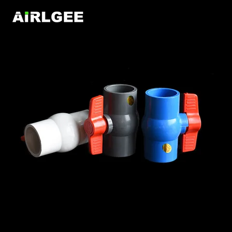 AIRLGEE Шаровой кран из ПВХ 20/25/32/40/50/63/75 мм